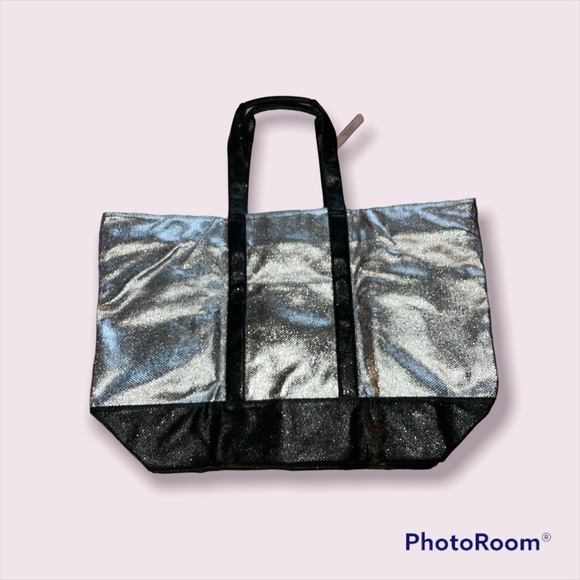 🌟HP🌟 NWT Victoria’s Secret Extra Large Zip-top Tote Bag - Picture 2 of 6